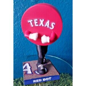 New/Box 2016 Texas Rangers Red Dot Race Bobblehead Baseball MLB Ridge Grappler